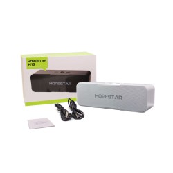 HOPESTAR BLUETOOTH SPEAKER H13 3 HIGH BASS USB/TF/AUX/FM/POWER BANK 16W SILVER HOPESTAR BLUETOOTH SPEAKER H13 3 HIGH BASS USB/TF/AUX/FM/POWER BANK 16W SILVER